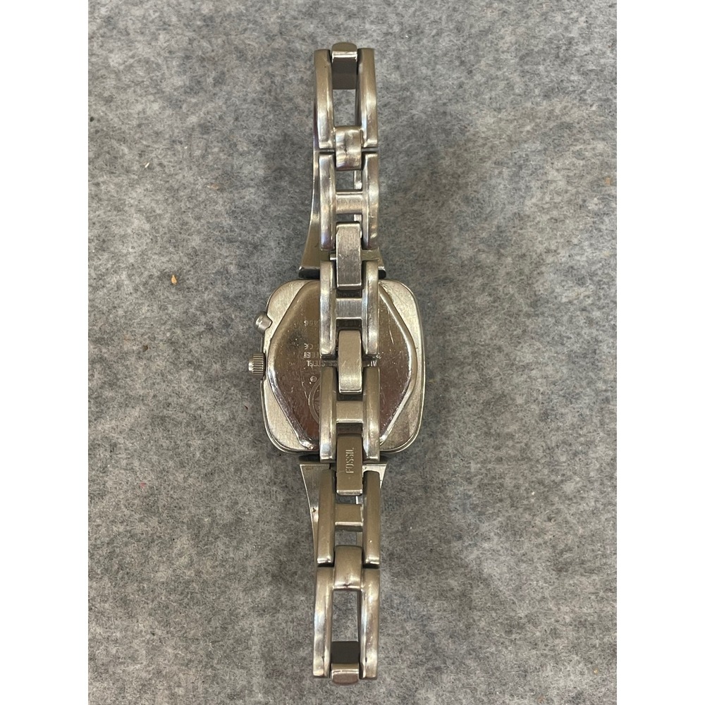 Fossil Women's Silver Tone Digital Butterfly Love Dial Watch Adj Works New Batt - Picture 3 of 6